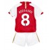 Arsenal Martin Odegaard #8 Replika Babykläder Hemma matchkläder barn 2023-24 Korta ärmar (+ Korta byxor)